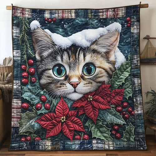 Cat Holiday Spirit WN0811024CL Quilt