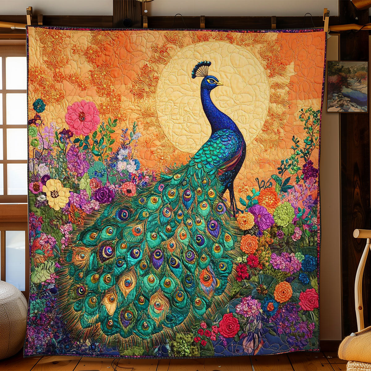 Peacock Blossom WN1102012CL Quilt