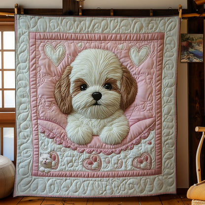 Shih Tzu Love WN1511047CL Quilt