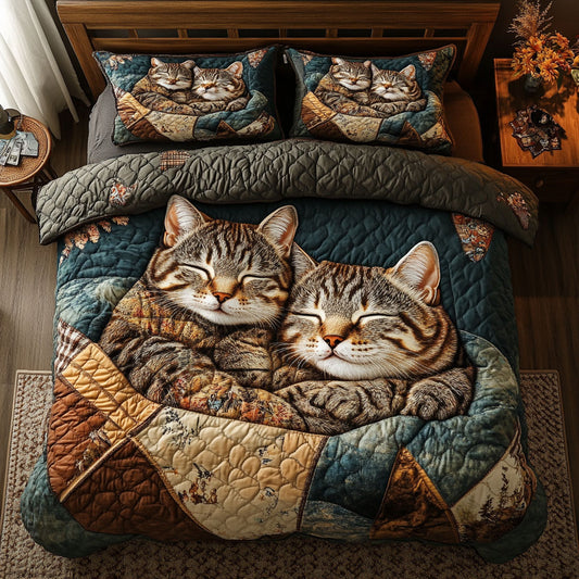 Sleeping Cat WY2602016CL Duvet Cover Set