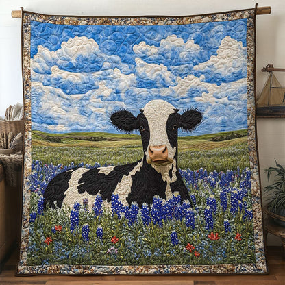 Bluebonnet Dairy Cow WN1004017CL Quilt