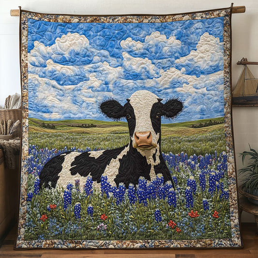 Bluebonnet Dairy Cow WN1004017CL Quilt