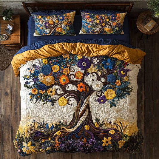 Enchanted Garden Tree WX0307028CL Duvet Cover Set