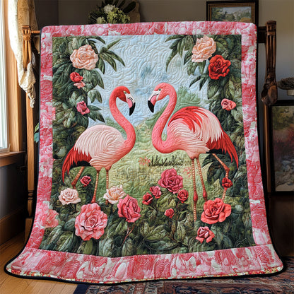 Floral Flamingo WX0303078CL Quilt