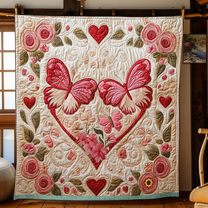 Fluttering Heart WJ1212021CL Quilt