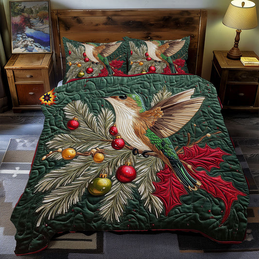 Christmas Hummingbird WY2911093CL Duvet Cover Set