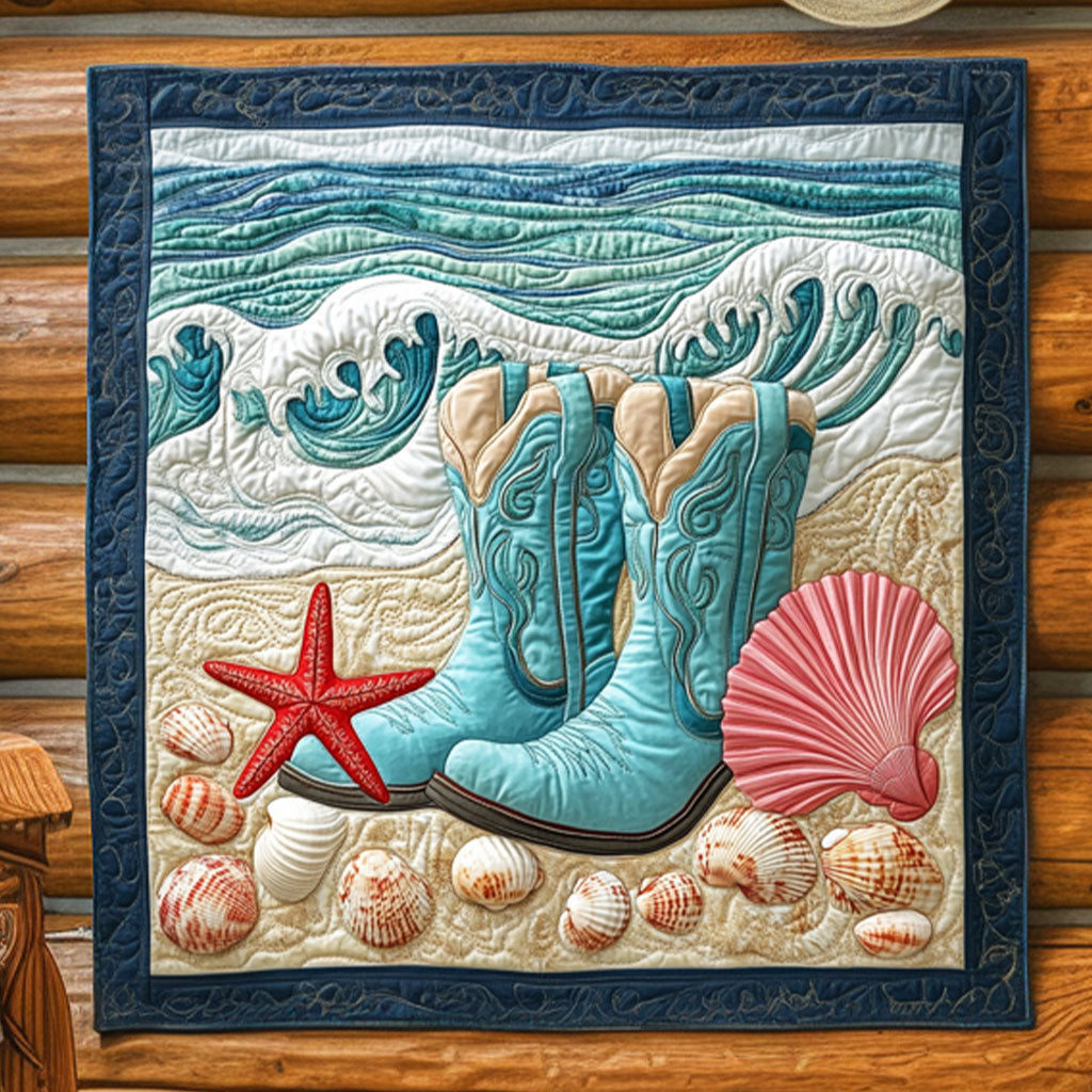 Boots On The Beach WY0508025CL Quilt