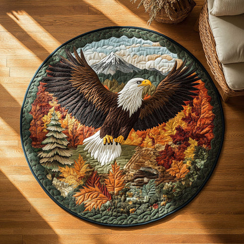 Soaring Through Fall WY2108038CL Quilted Round Mat