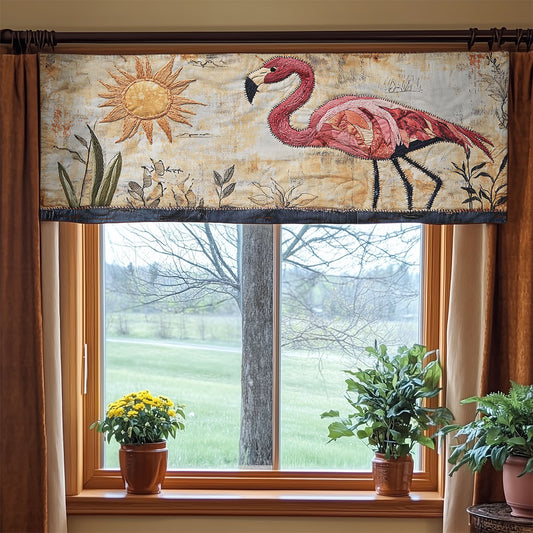 Flamingo Bay WN0707047CL Quilted Valance