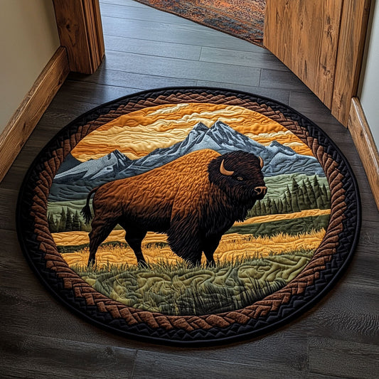 Wild Horizon CW1207048CL Quilted Round Mat