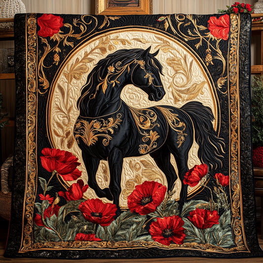 Poppy Steed WY0705015CL Quilt