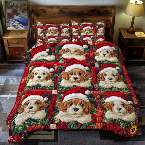 Santa Dog WY2811064CL Duvet Cover Set