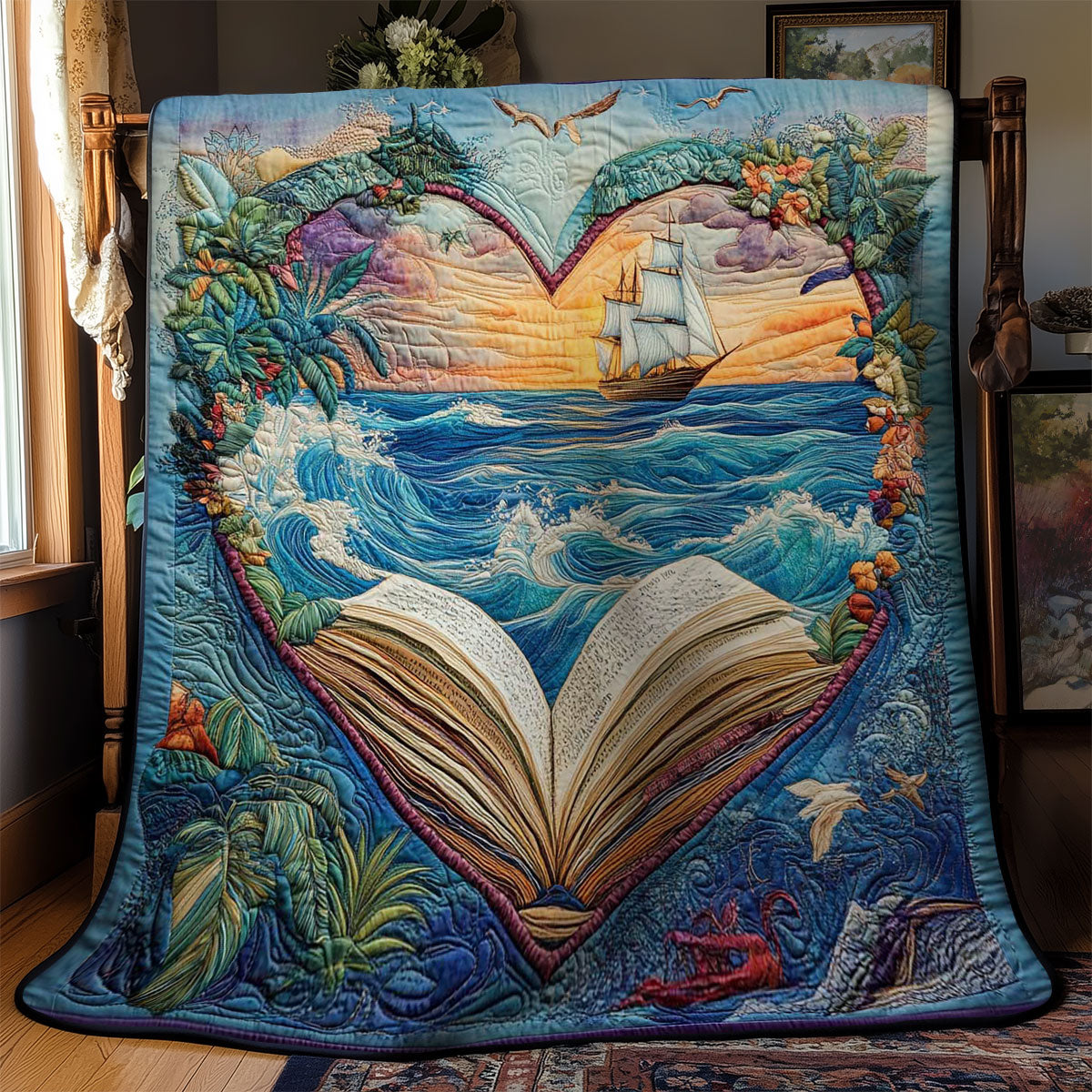 Tales By The Waves WN1401014CL Quilt