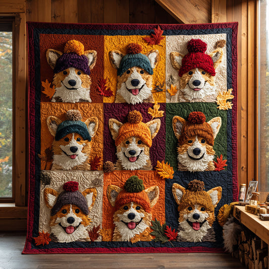 Corgi Charm CW2708044CL Quilt