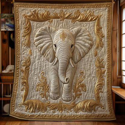 Glorious Elephant WY2001076CL Quilt