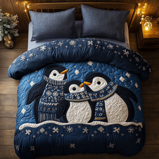 Penguin Family WJ2304026CL Duvet Cover Set