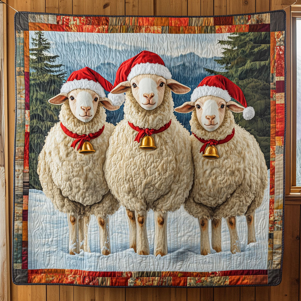Winter Sheep CP1711028CL Quilt