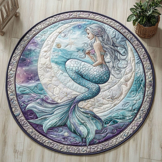 Dreamy Mermaid CW2705499CL Quilted Round Mat