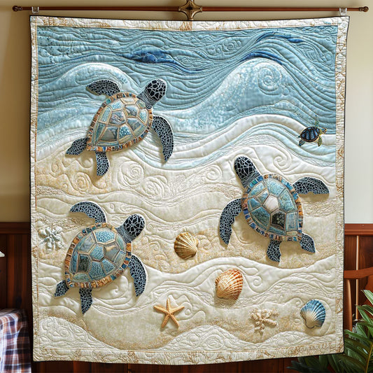 Coastal Turtle WP2112009CL Quilt