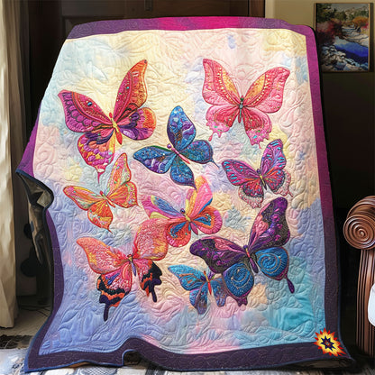 Galaxy Butterfly WY2512011CL Quilt