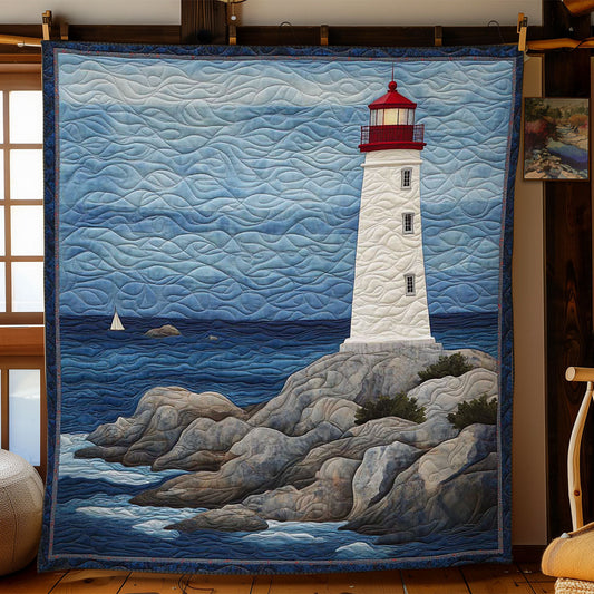 Lighthouse and Sail WN2503078CL Quilt