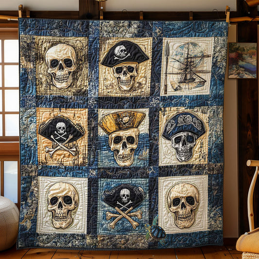 Skull And Crossbones Quilt WN1212039CL Quilt