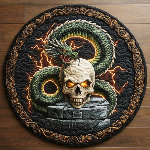 Legendary Dragon CQ1205040CL Quilted Round Mat