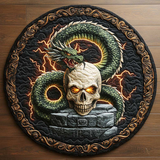 Legendary Dragon CQ1205040CL Quilted Round Mat