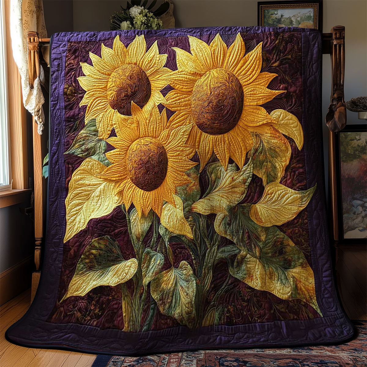 Sunflower Garden WN1703067CL Quilt