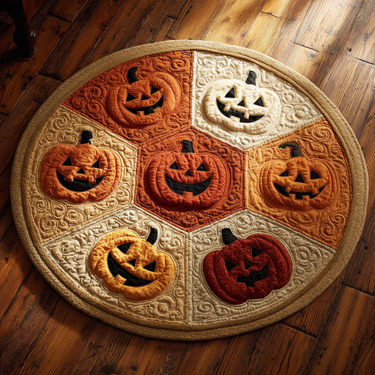 Mystic Pumpkin CW1908027CL Quilted Round Mat