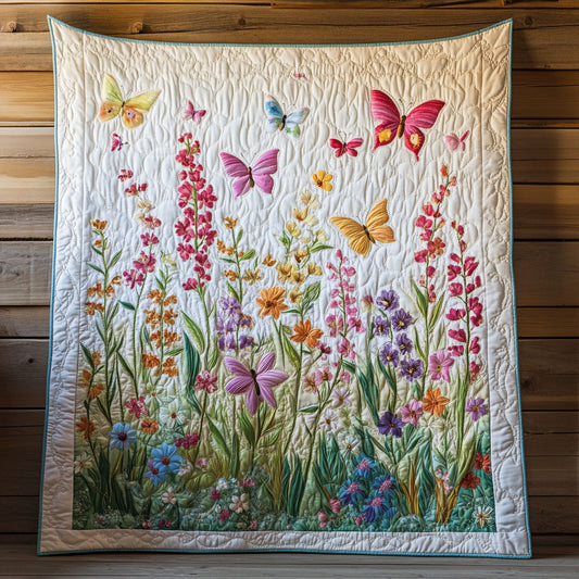 Butterfly Bloom Garden CW1806004CL Quilt