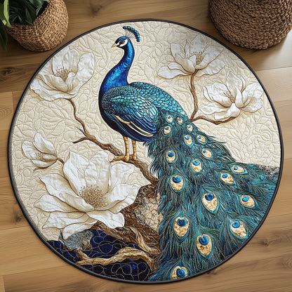 Magnolia And Peacock WY2003124CL Quilted Round Mat