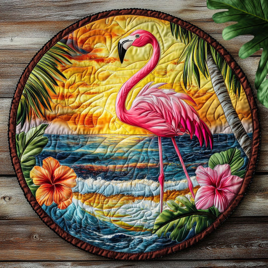 Flamingo CW2105301CL Quilted Round Mat