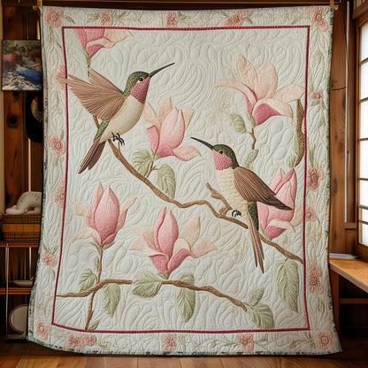 Serene Hummingbirds WY1103048CL Quilt