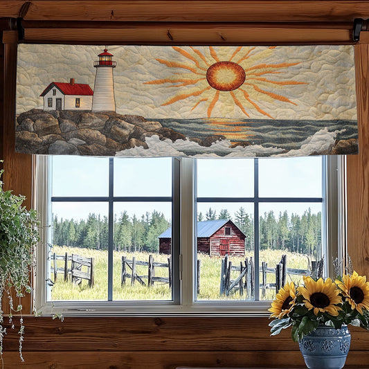 Cabinlight Lighthouse WN0408006CL Quilted Valance