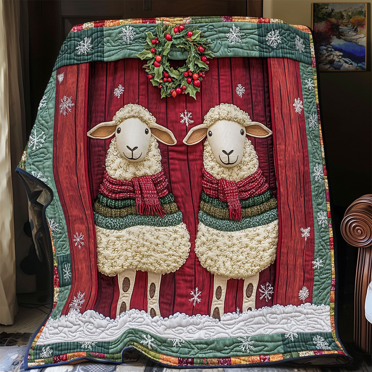 Country Christmas CP1711021CL Quilt