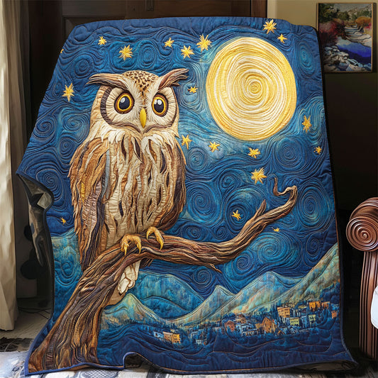 Owl Starry Night WX0406044CL Quilt