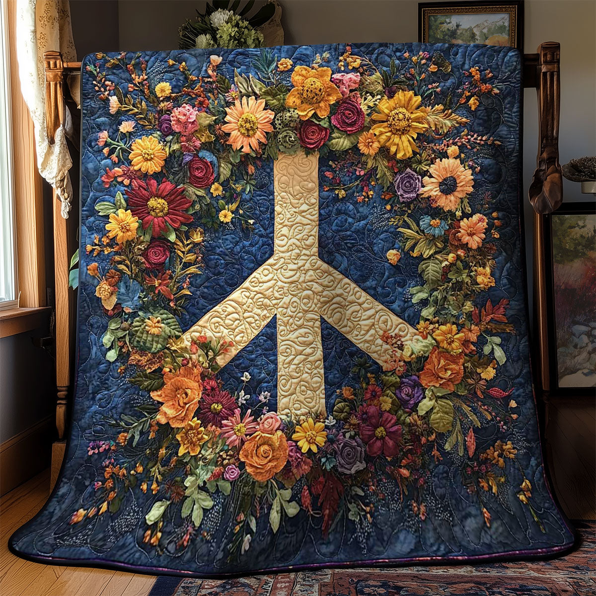 Blooming Peace WN0901050CL Quilt