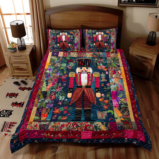 Nutcracker Soldier Christmas WX0312042CL Duvet Cover Set