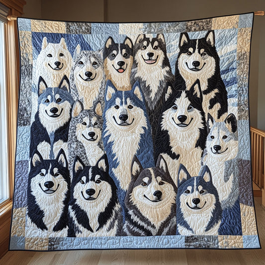 Cozy Husky CW0512012CL Quilt
