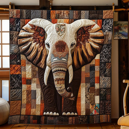 Majestic Elephant Mosaic WJ2012023CL Quilt