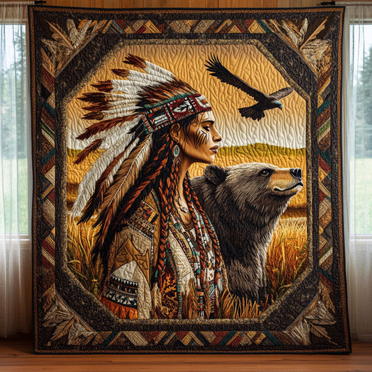 Native Bear Dream WN2008044CL Quilt
