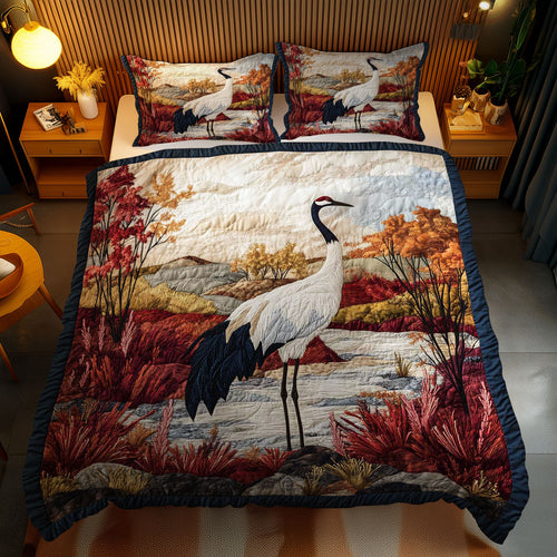 Serene Crane WN0502094CL Duvet Cover Set