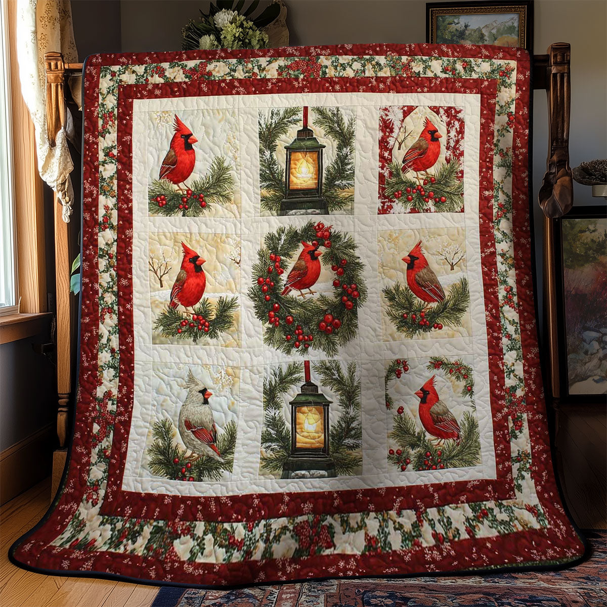 Scarlet Cardinal WN2002078CL Quilt