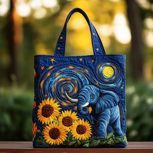 Elephant Dream WN1010013CL Quilted Tote Bag