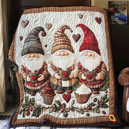 Teacup And Cupcake Gnome WY2712068CL Quilt