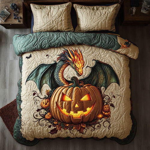 Mystic Dragon Pumpkin CW0608008CL Duvet Cover Set