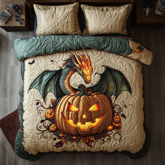 Mystic Dragon Pumpkin CW0608008CL Duvet Cover Set
