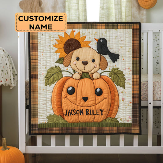Harvest Pals WY3007021CL Personalized Baby Quilt
