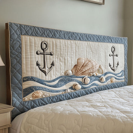 Bluehaven Anchor WN0501002CL Quilted Headboard Slipcover